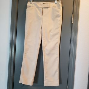 WHBM Cream Dress Pants